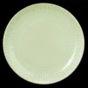Amina Brotteller rund 16 cm seladon/Goldrand