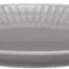 Amina Brotteller rund 16 cm Silbergrau