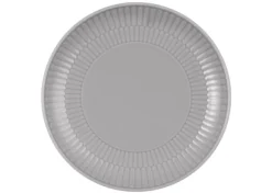 Amina Brotteller rund 16 cm Silbergrau