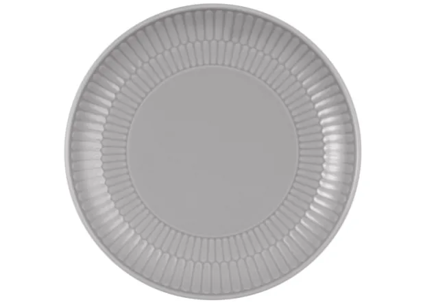 Amina Brotteller rund 16 cm Silbergrau
