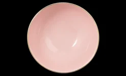 Amina Café au lait Schale 13 cm/0,50 l rosé/Goldrand