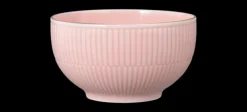 Amina Café au lait Schale 13 cm/0,50 l rosé/Goldrand