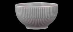Amina Café au lait Schale 13 cm/0,50 l silbergrau/Goldrand