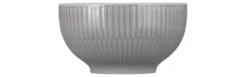 Amina Café au lait Schale 13 cm/0,50 l Silbergrau