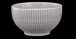 Amina Cappuccinoschale 11,5 cm/0,40 l silbergrau/Goldrand