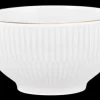 Amina Cappuccinoschale 11,5 cm/0,40 l weiß/Goldrand
