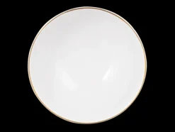 Amina Cappuccinoschale 11,5 cm/0,40 l weiß/Goldrand