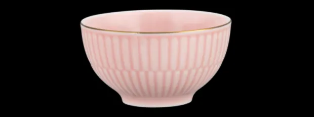 Amina Dipschale 0,14 l rosé/Goldrand