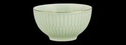 Amina Dipschale 0,14 l seladon/Goldrand