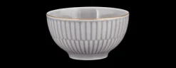 Amina Dipschale 0,14 l silbergrau/Goldrand