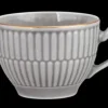 Amina Espressoobertasse 0,10 l silbergrau/Goldrand