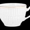 Amina Espressoobertasse 0,10 l weiß/Goldrand