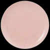 Amina Frühstücksteller rund 22,5 cm rosé/Goldrand