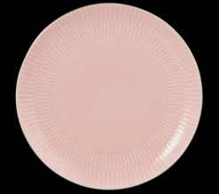 Amina Frühstücksteller rund 22,5 cm rosé/Goldrand