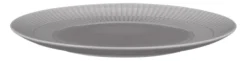 Amina Frühstücksteller rund 22,5 cm Silbergrau