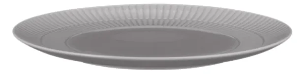 Amina Frühstücksteller rund 22,5 cm Silbergrau