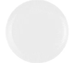 Amina Frühstücksteller rund 22,5 cm weiß