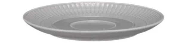 Amina Kombi-Untertasse groß 16 cm Silbergrau
