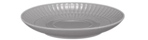 Amina Kombi-Untertasse klein 12 cm Silbergrau