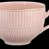 Amina Milchkaffeeobertasse 0,35 l rosé/Goldrand