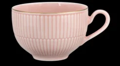Amina Milchkaffeeobertasse 0,35 l rosé/Goldrand