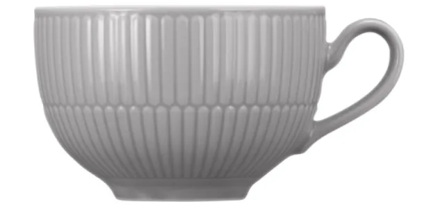 Amina Milchkaffeeobertasse 0,35 l Silbergrau