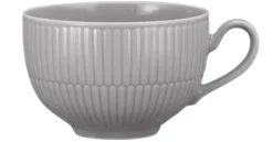 Amina Milchkaffeeobertasse 0,35 l Silbergrau