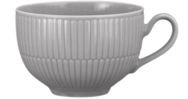 Amina Milchkaffeeobertasse 0,35 l Silbergrau