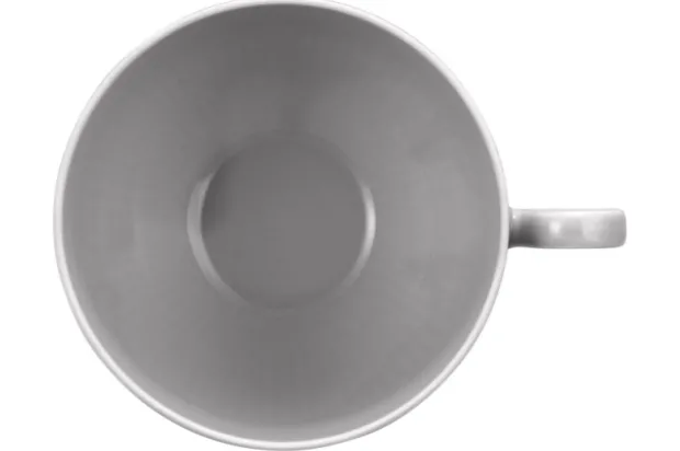 Amina Milchkaffeeobertasse 0,35 l Silbergrau