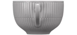 Amina Milchkaffeeobertasse 0,35 l Silbergrau