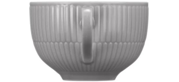 Amina Milchkaffeeobertasse 0,35 l Silbergrau