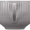 Amina Milchkaffeeobertasse 0,35 l Silbergrau