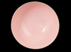 Amina Müslischale 15 cm rosé/Goldrand