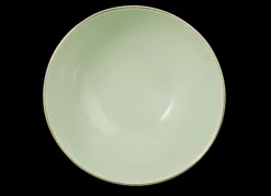 Amina Müslischale 15 cm seladon/Goldrand