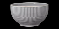 Amina Müslischale 15 cm silbergrau/Goldrand