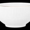 Amina Müslischale 15 cm weiß/Goldrand