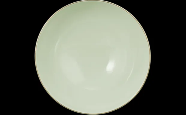 Amina Schüssel rund 21,5 cm seladon/Goldrand