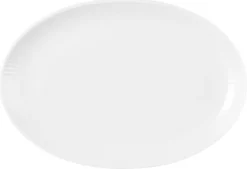 Amina Servierplatte oval 35x24 cm weiß