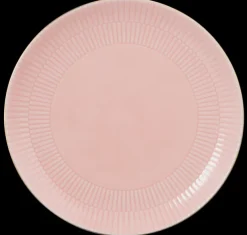 Amina Speiseteller rund 27,5 cm rosé/Goldrand