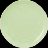 Amina Speiseteller rund 27,5 cm seladon/Goldrand