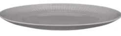 Amina Speiseteller rund 27,5 cm Silbergrau