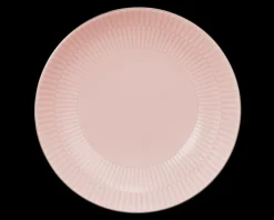 Amina Suppenteller rund 21 cm rosé/Goldrand