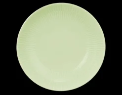 Amina Suppenteller rund 21 cm seladon/Goldrand