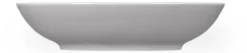 Amina Suppenteller rund 21 cm Silbergrau