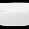 Amina Suppenteller rund 21 cm weiß/Goldrand