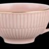 Amina Teeobertasse 0,22 l rosé/Goldrand