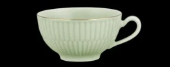 Amina Teeobertasse 0,14 l seladon/Goldrand