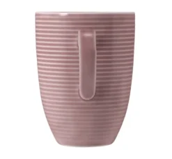 Beat Becher mit Henkel 0,35 l mit Relief Altrosa