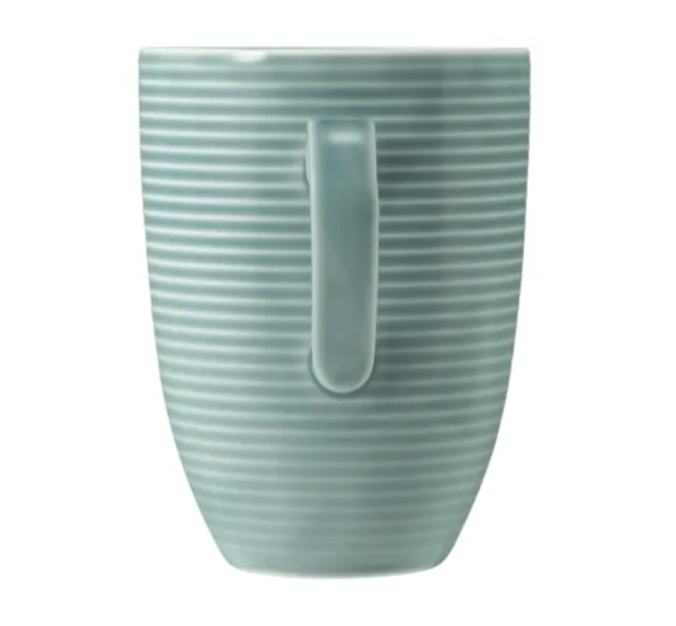 Beat Becher mit Henkel 0,35 l mit Relief Arktisblau