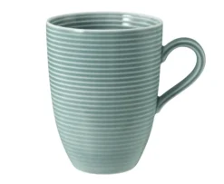 Beat Becher mit Henkel 0,35 l mit Relief Arktisblau